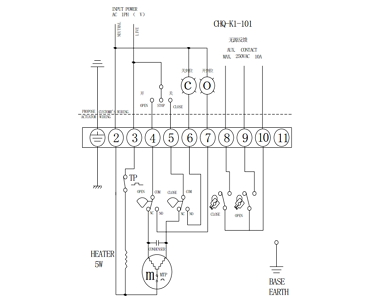 HQ智能型電動執(zhí)行機構 開關型接線