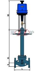 ZDSDW-P(M)電動低溫調(diào)節(jié)閥 外形尺寸圖
