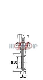 電動(dòng)刀型閘閥 (側(cè)視圖) 