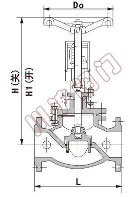 KPF型流量平衡閥外形尺寸圖